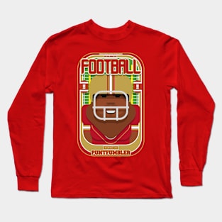 American Football Red and Gold - Enzone Puntfumbler - Hayes version Long Sleeve T-Shirt